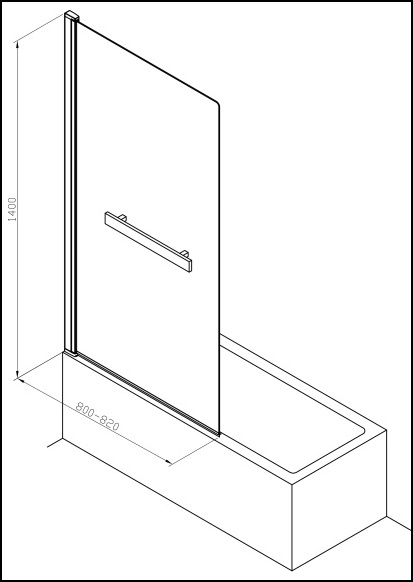 ecran-baignoire-pivotant-verre-transparent