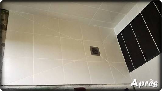 Chantier remplacement de douche par Bricol'Home