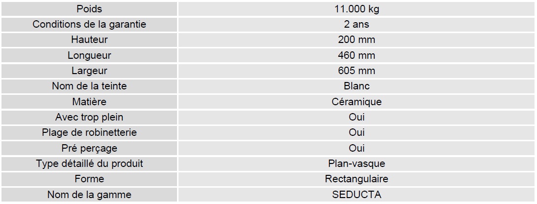 Fiche 60 céramique