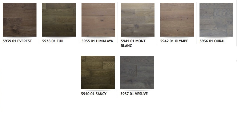 couleurs parquet massif Udiwood Extrem