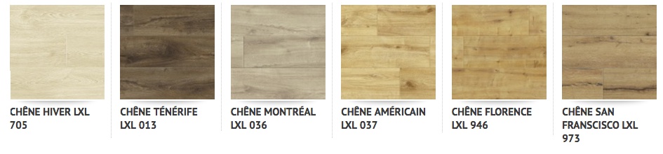 coloris parquet stratifié Udirev XL