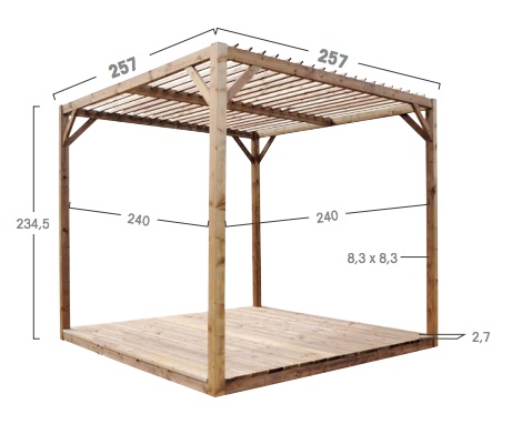 Pergola Cubik