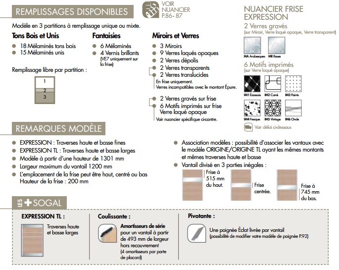 Sur-mesure placard expression sogal