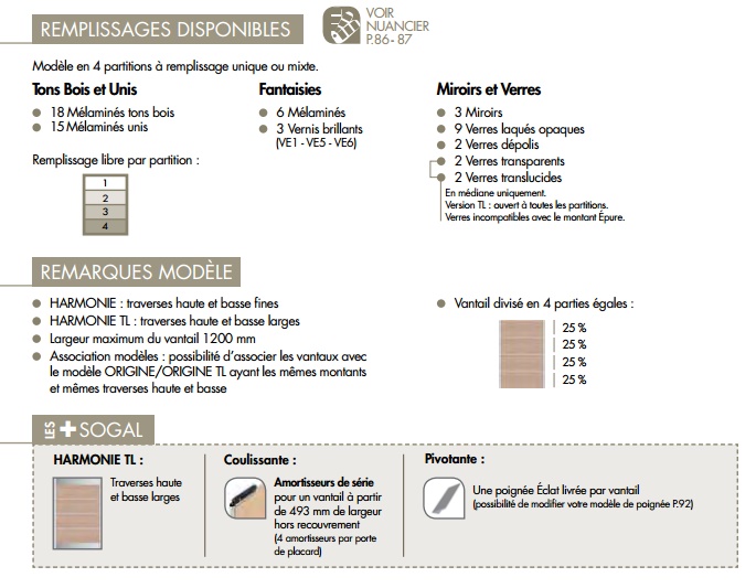 Sur-mesure placard harmonie sogal