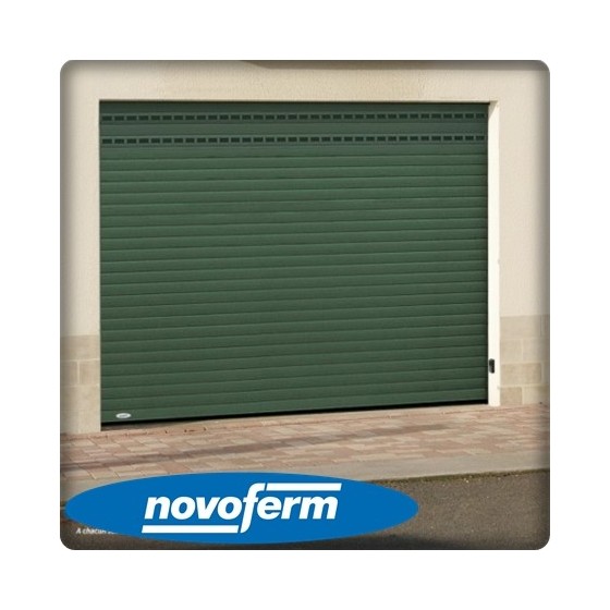 Porte enroulable verte Novorol