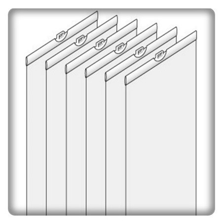 Remplacement bandes verticales
