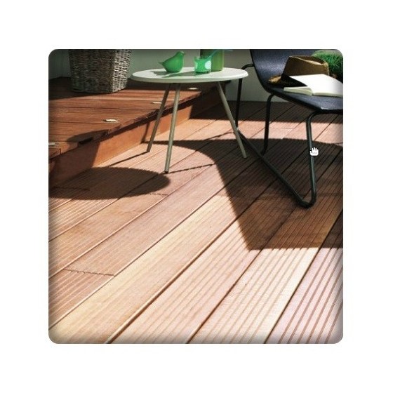 Terrasse en bois exotique