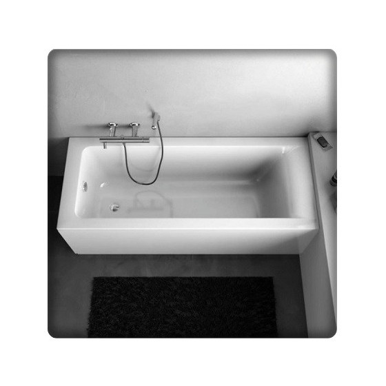 Baignoire rectangulaire classique 