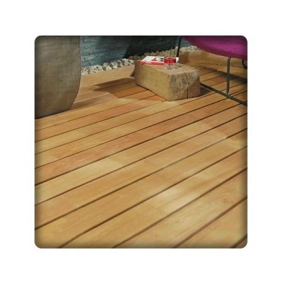 Terrasse en bois exotique