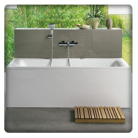 Baignoire rectangulaire à double dos