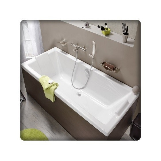Baignoire rectangulaire à double dos