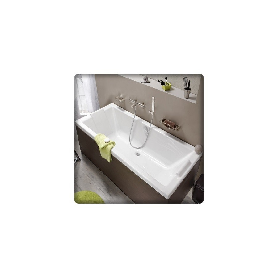 Baignoire rectangulaire à double dos
